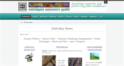 Desktop Screenshot of michiganweaversguild.org
